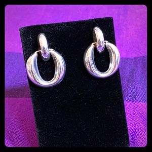 Vintage Stamped Sterling Silver earrings